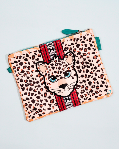 Papinee Legends Pouch Leopard Nimr front view