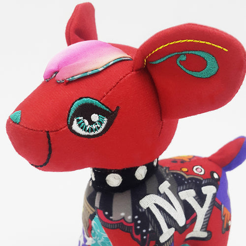 Deer President Odo, New York, USA Keychain Plushie