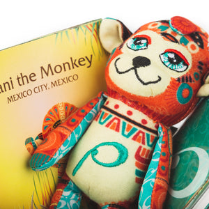 Mini Vani the Monkey - Mexico City, Mexico (Mini Storytelling Kit)